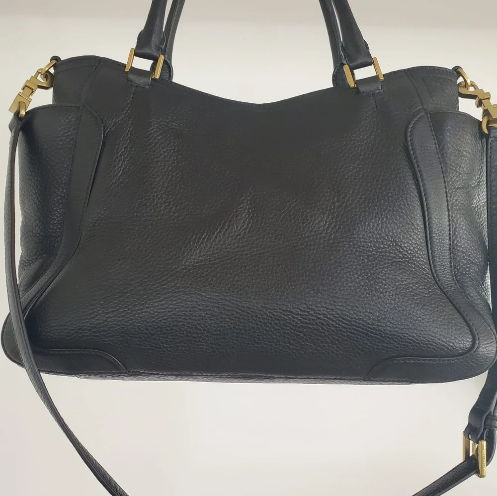 Tory Burch Black Francis Satchel / Crossbody Bag